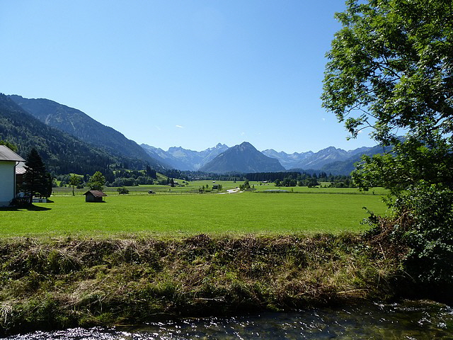Blickrichtung Oberstdorf.