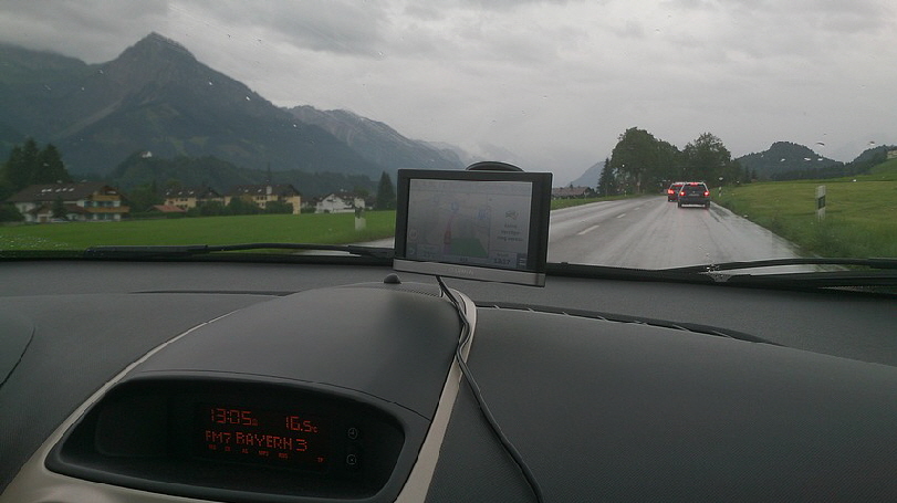 Kurz vor Fischen/Allgäu. Das wetter ist mies, es besteht jedoch Hoffnung auf Besserung!