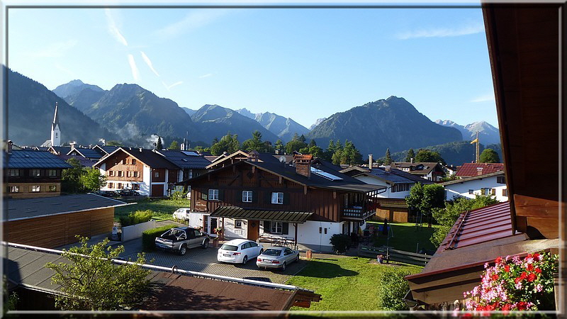 Blick in die wunderschöne Bergwelt.