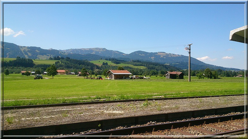 Von Altstetten aus Richtung Sonthofen/Immenstadt.