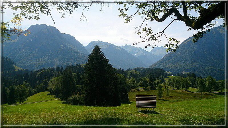 Blickrichtung Oytal, Spielmannsau und Christlesee.