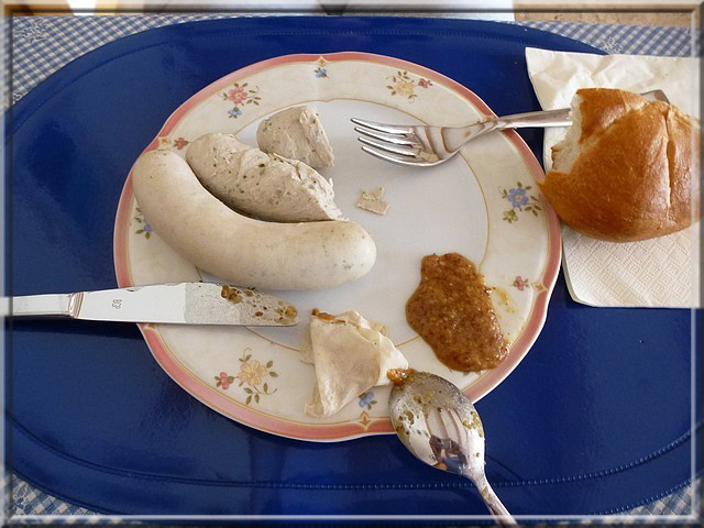 Ach ja, ein Weisswurstfrühstück muss auch mal sein!!