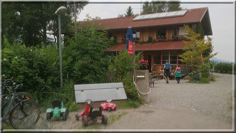 Auf dem Weg zum Moorbad in Reichenbach.