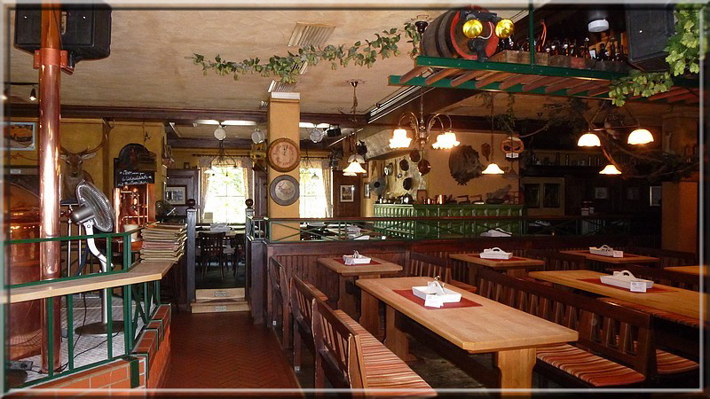 Im inneren der Gaststätte.