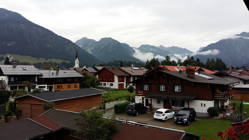 Der Regen lässt nach.