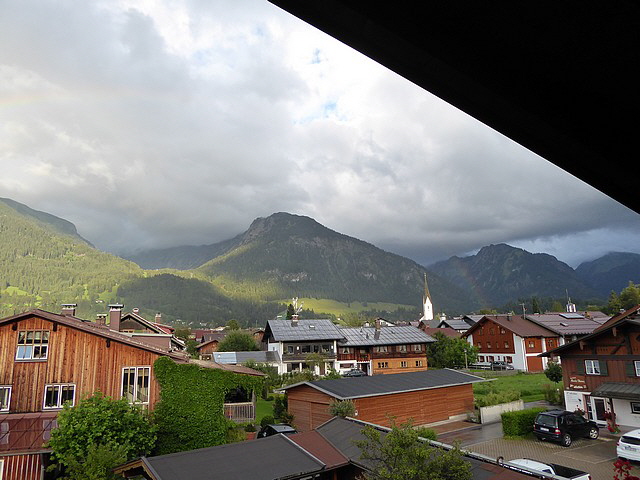 Blick vom Balkon wie wir ihn lieben.