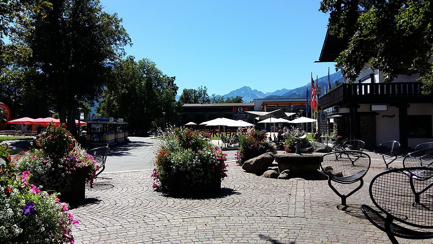 Kurpark Richtung "Oberstdorfhaus".