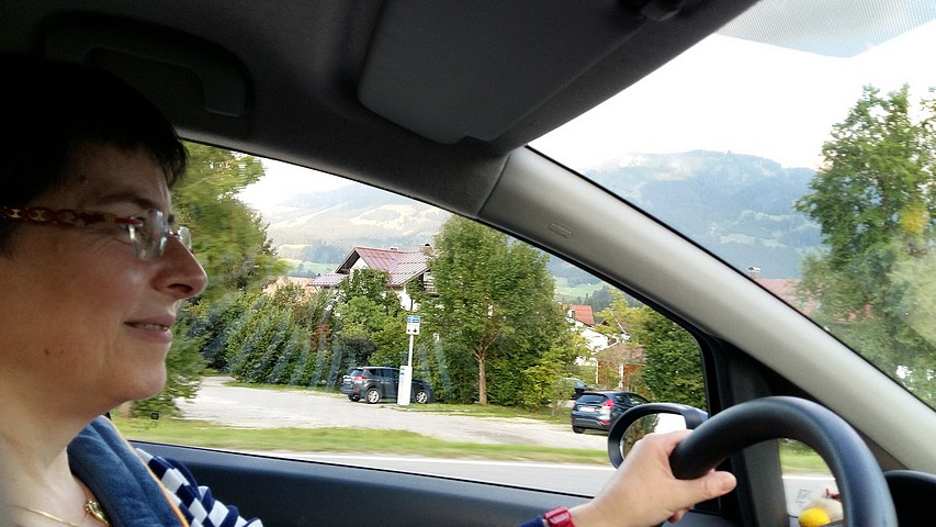 Wir fahren mal in die Schweiz. Richtung Süden erst mal nach Sargans.