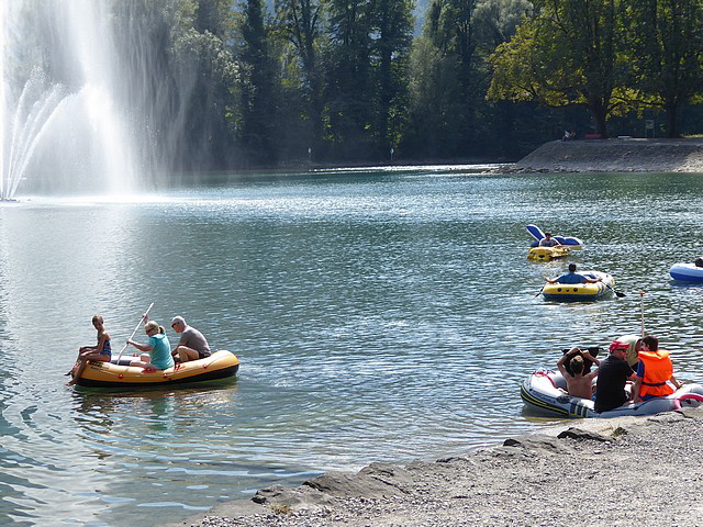 Wie schön! Der See ist allen frei zugänglich.