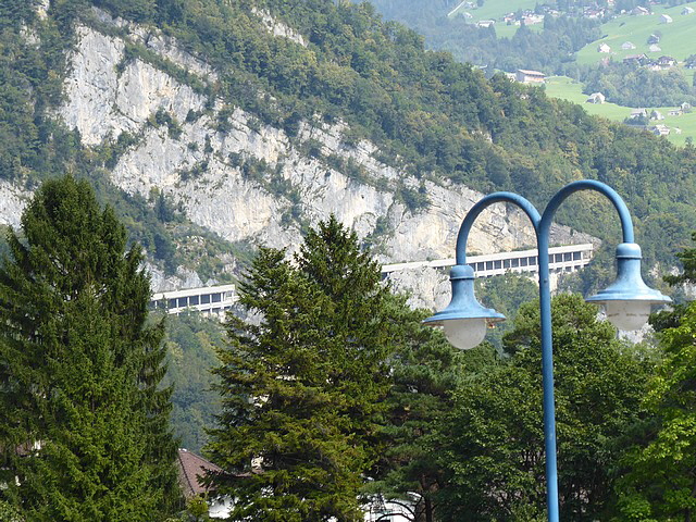 Die Galerie nach Amden.