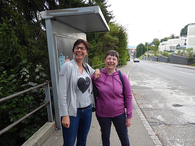 Heute führt uns Andrea nach Zürich. Bernhard muss leider noch arbeiten. Schade!