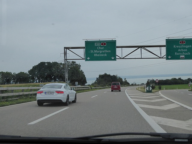 Auf der Rückfahrt nach Oberstdorf.
