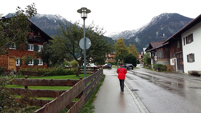 Es wird kälter und nass.