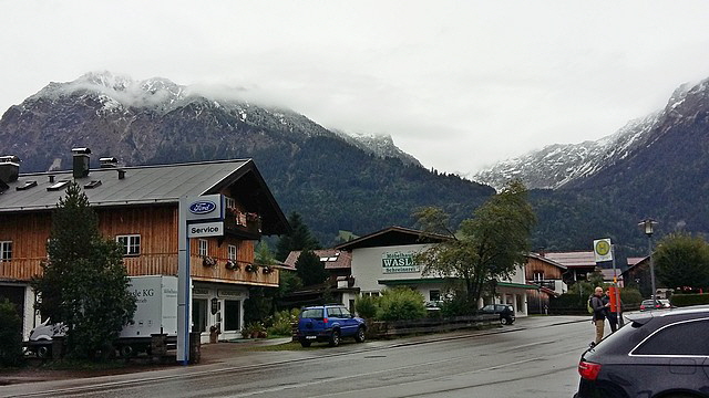 Nun wird's Zeit zu verschwinden. Naß. Kalt und Urlaubsende.